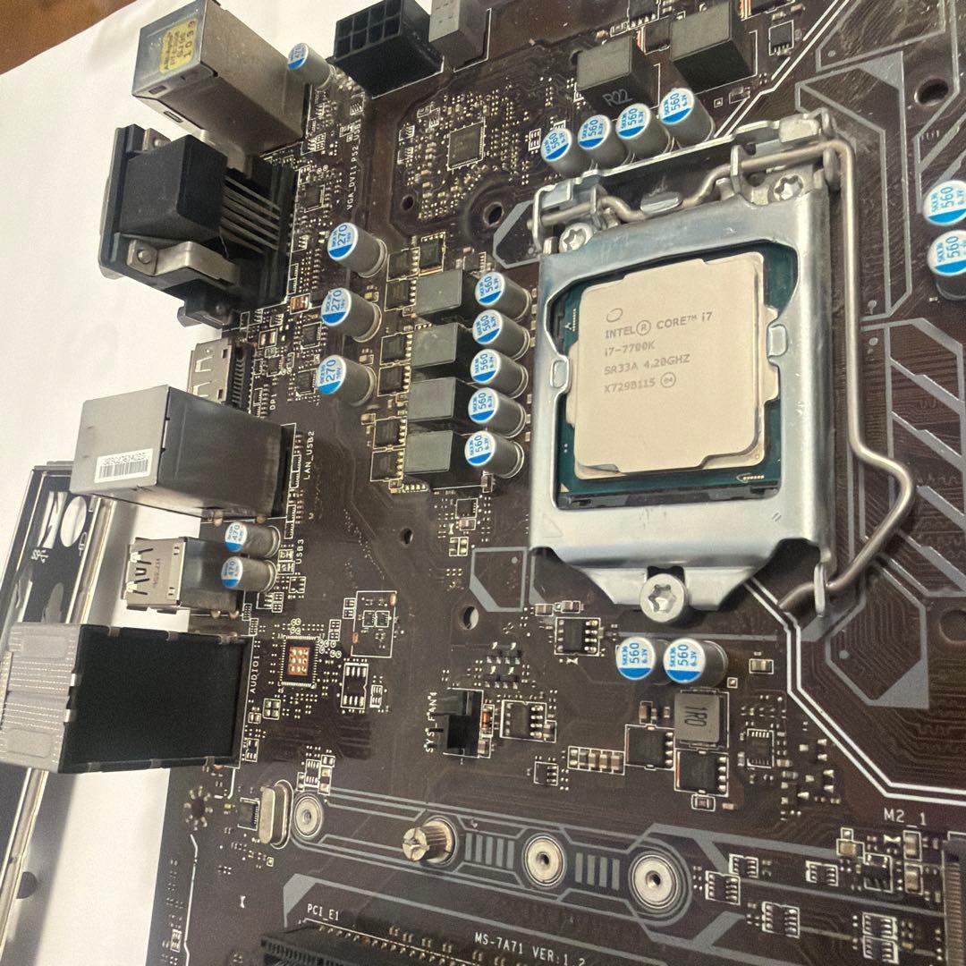 MSI Z270-S01A マザーボード ジャンク品 中古品