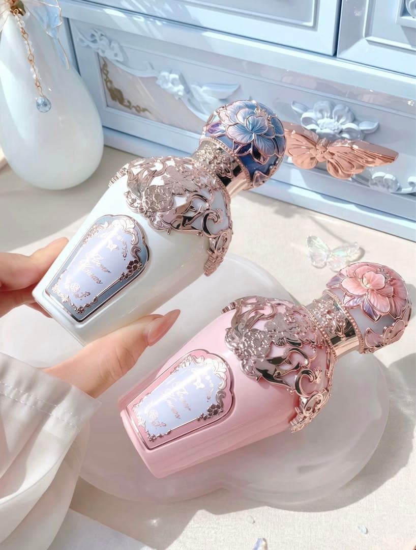 【新品2点セット】フラワーノーズ　胡蝶雲肩　パフューム　中華風コスメ　香水　美品