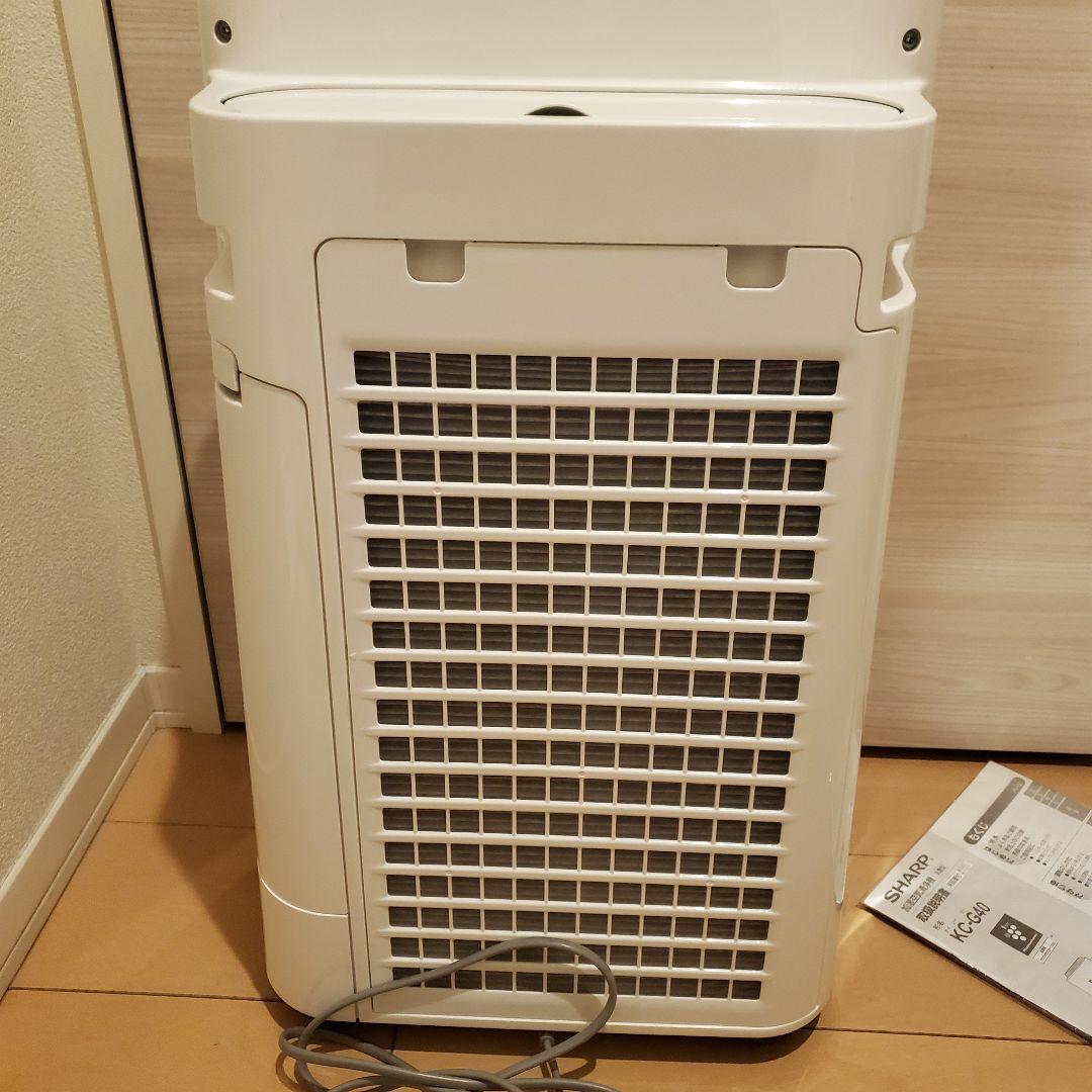 お買い得KC-G40-W 加湿空気清浄機 ホワイト系 美品