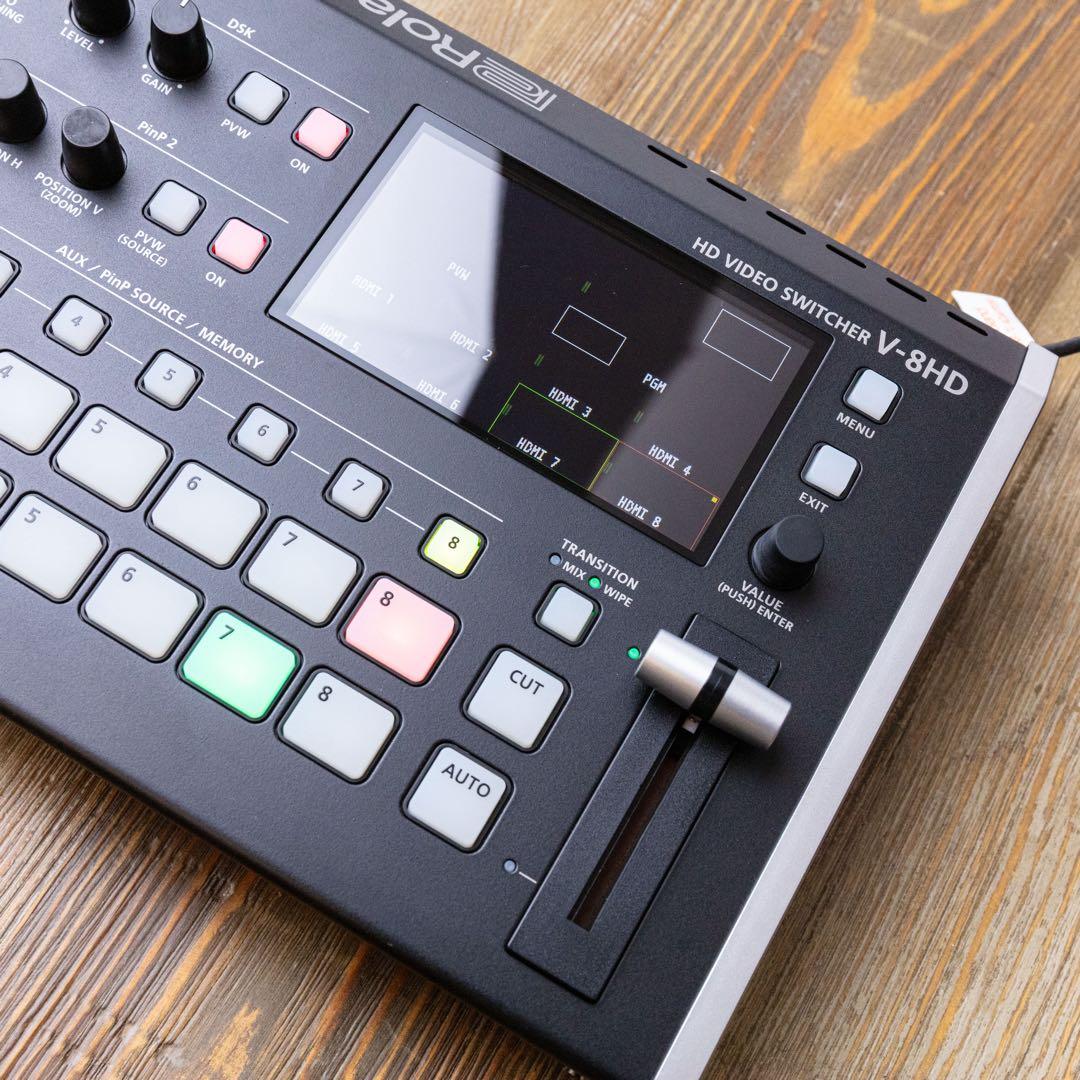 【②美品】Roland V-8HD HDMI 8入力 ビデオスイッチャー 予備機
