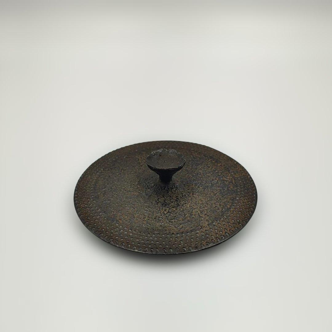☆清茂作☆南部鉄器☆鉄瓶☆急須型☆アラレ紋☆伝統工芸品☆煎茶道具☆