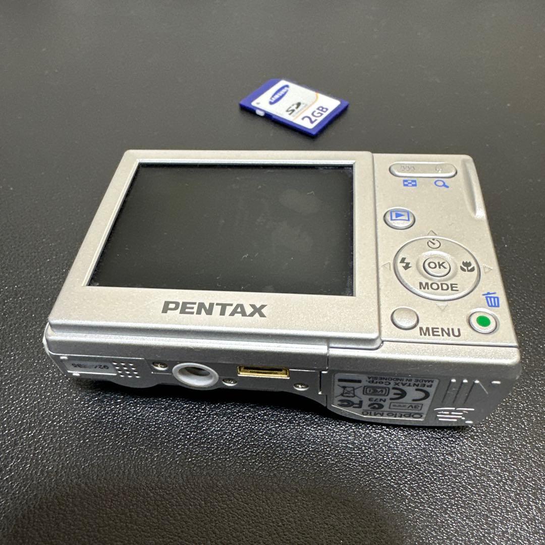 PENTAX Optio M10 動作確認済　SDカード付　単三電池式