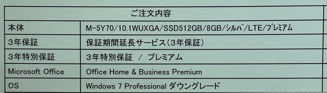 Panasonic CF-RZ4AFNBP ノートPC　SSDモデル　LTE対応