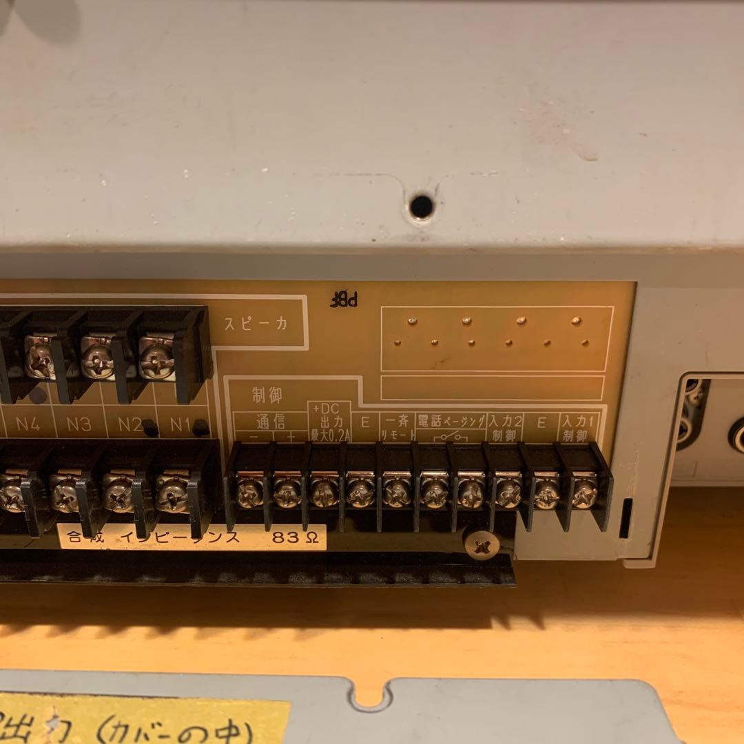 TOA パワーアンプ TA-2120 5局 120W PAアンプ 動作確認済