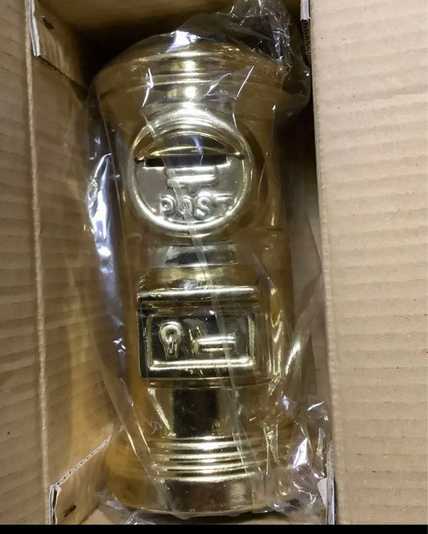 俵谷式柱箱(丸型鉄製ポスト)　ポスト型貯金箱　6点まとめ売り　昭和レトロ　レア