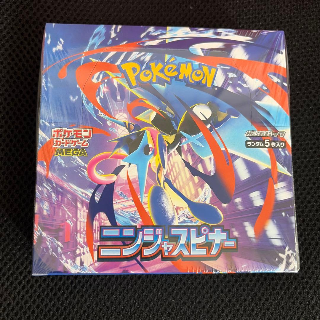 ポケモンカード　MEGA拡張パックニンジャスピナーBOX シュリンク付き1BOX