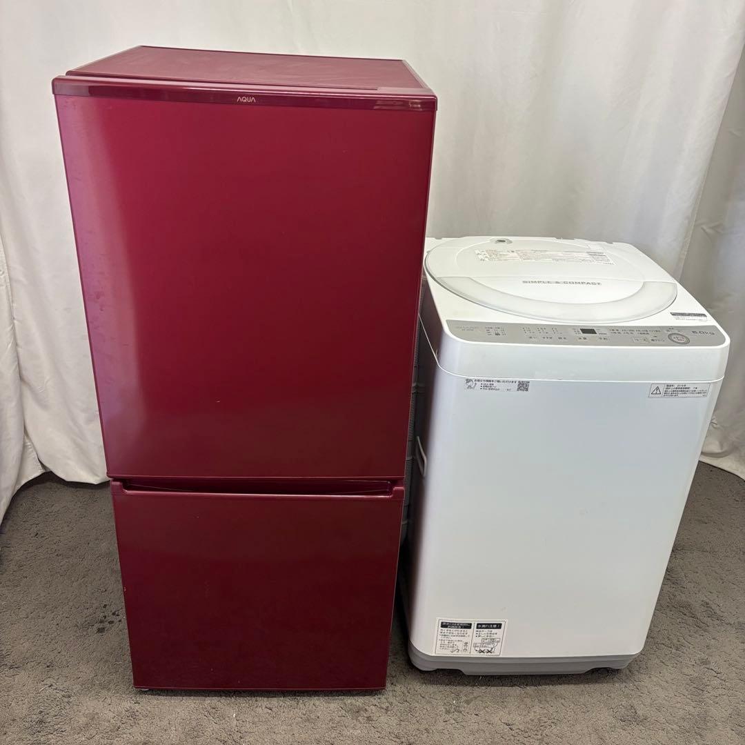 191　洗濯機　シャープ　冷蔵庫　一人暮らし　家電セット　綺麗　設置無料　安い‼️
