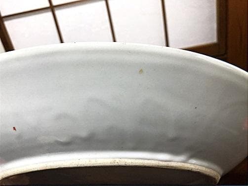 【 鳳凰図色絵大皿 37ｃｍ 】　江戸末～明治時代　有田焼山徳窯