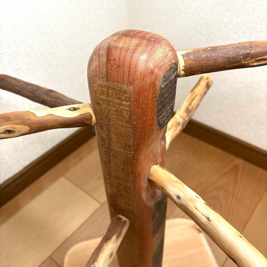 【中型鳥用】トロピカルウッドの螺旋状♬バードスタンド