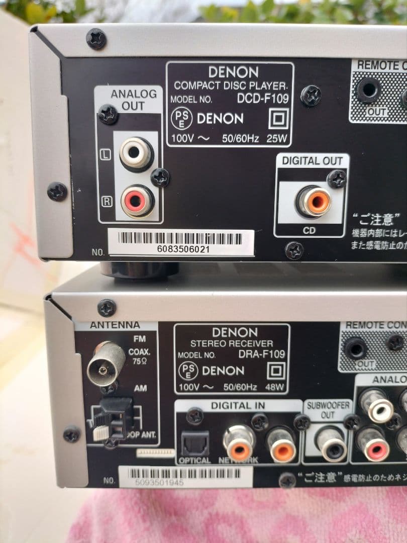 DENON DCD-F109 DRA-F109 セット 新品レンズ