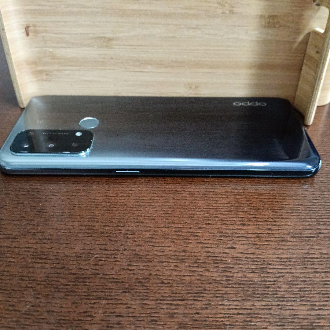 美品 箱付 OPPO reno 5 A シルバーブラック