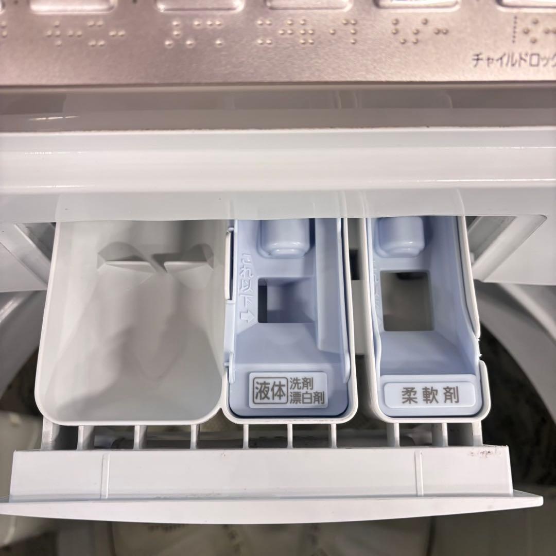 769 洗濯機　8kg インバーター　エコナビ　6ヶ月保証付　大型　家庭向け