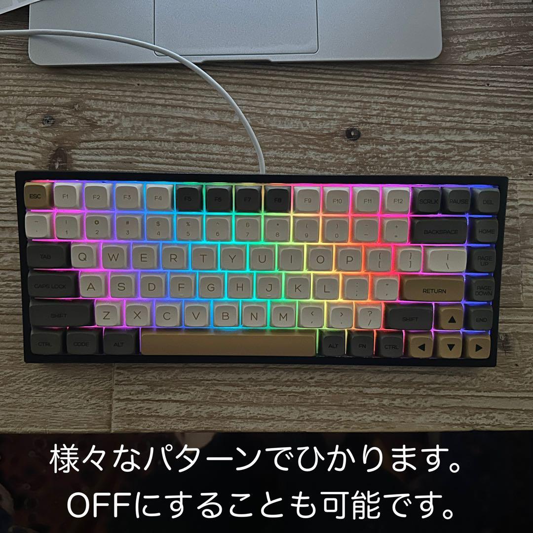 【極美品】 YUNZII YZ KC 84 メカニカルキーボード おまけ付き