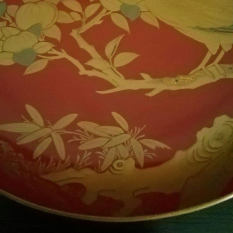 漆工芸　朱漆　金蒔絵　木盃②　江戸から明治時代　七組盃のひとつ