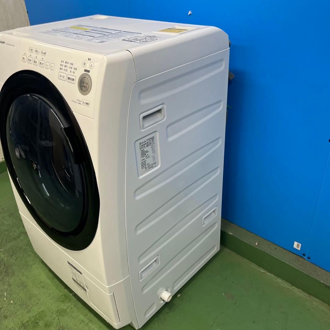 990 極美品　大人気　シャープ　ミニドラム　左開き　7キロ　3.5キロ 家庭用