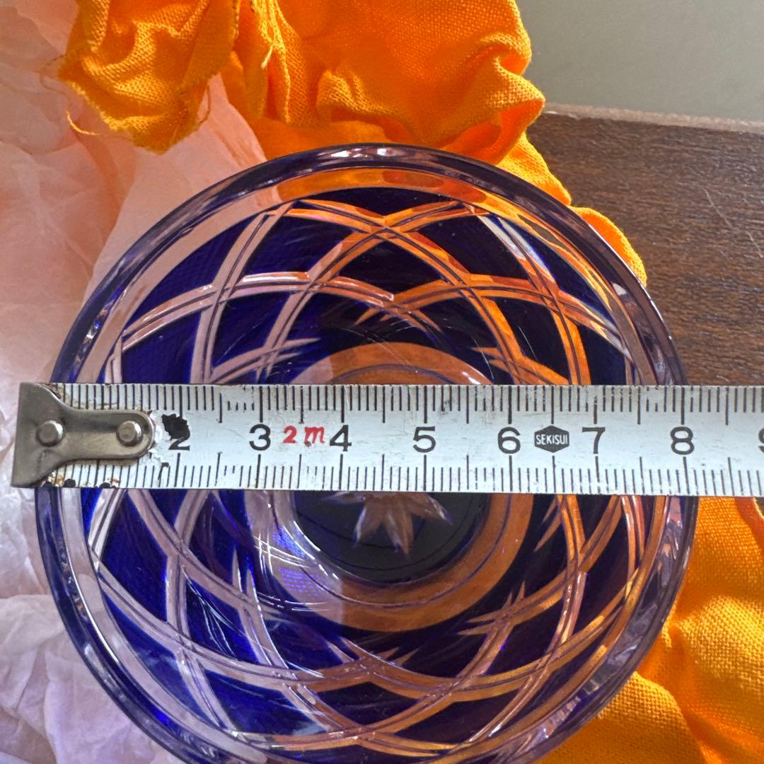 未使用品　復刻　切子浪漫　小付鉢　小付　エーデル