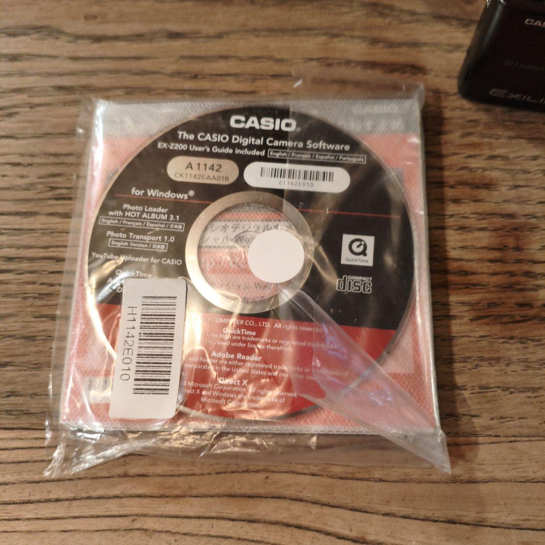 【動作確認済】CASIO EXILIM EX-Z200 ブラック 予備電池付