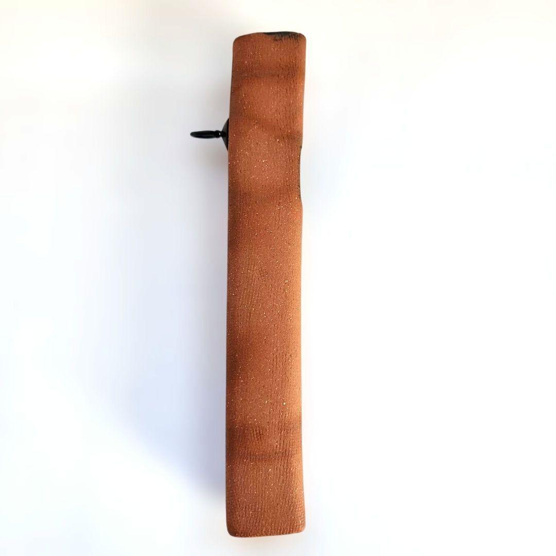 【未使用】美濃雅山窯 中島正雄 作 掛花入 茶道具 花器 一輪挿し