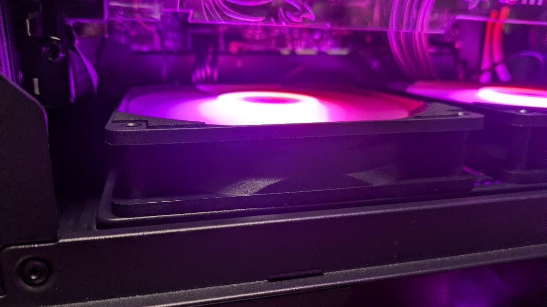 MSI純正 ARGBリバースファン3個セット PCケースファン