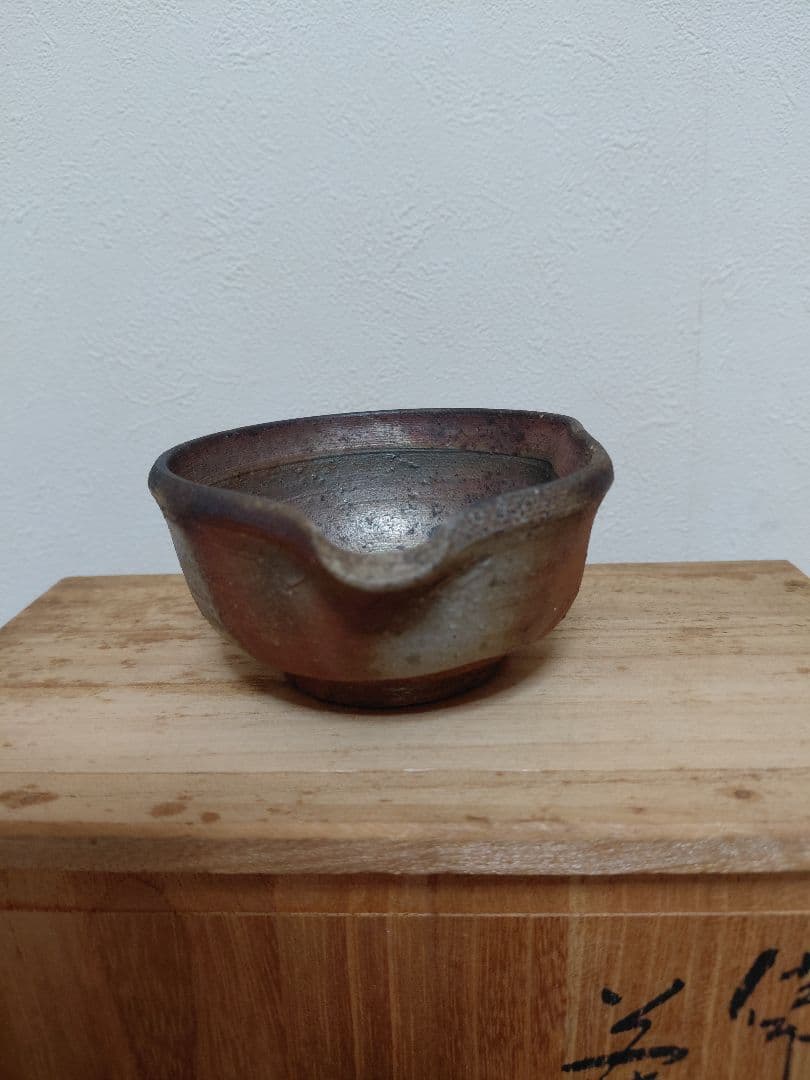 備前焼 泰山窯 茶器セット 宝瓶 湯冷 煎茶碗5客 共箱