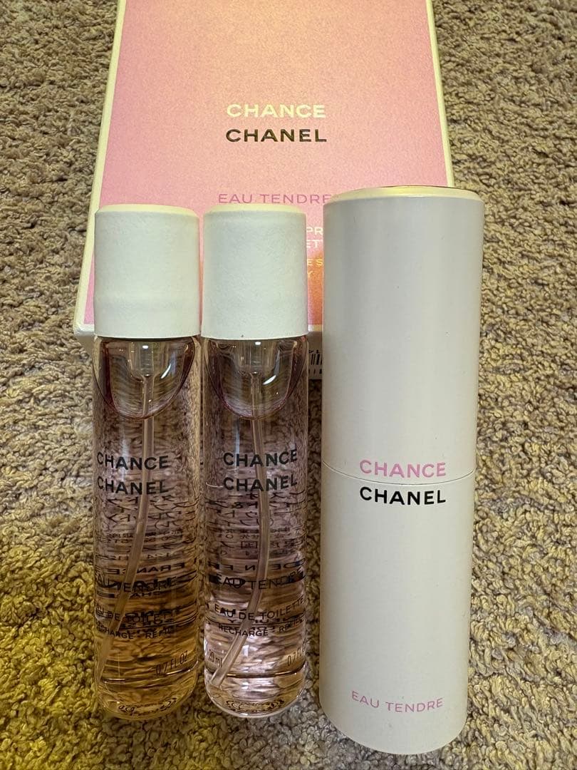 シャネル　香水　CHANEL CHANCE EAU TENDRE 3本セット
