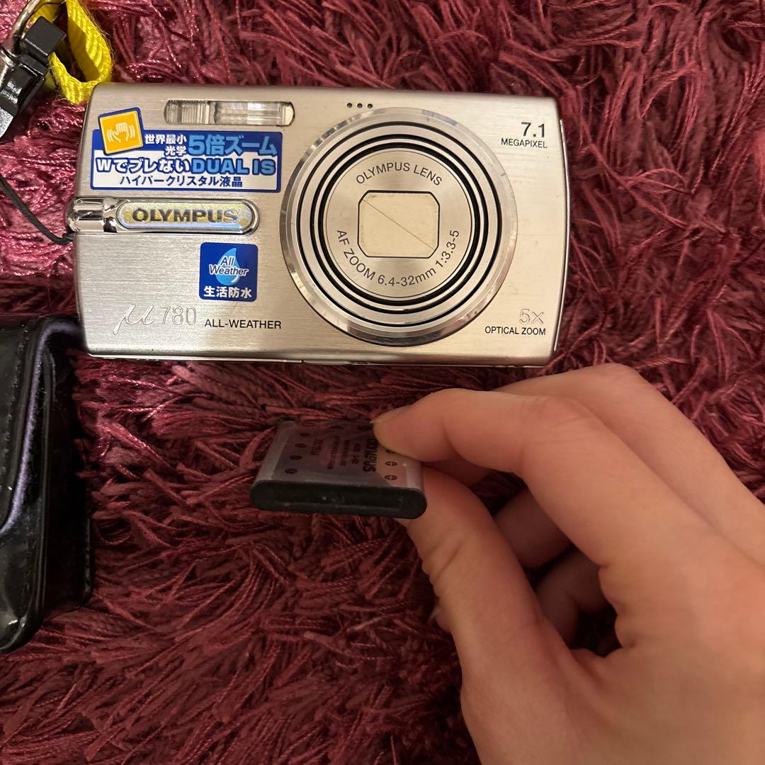【美品】 OLYMPUS オリンパス μ-780 コンデジ 動作確認済　デジカメ