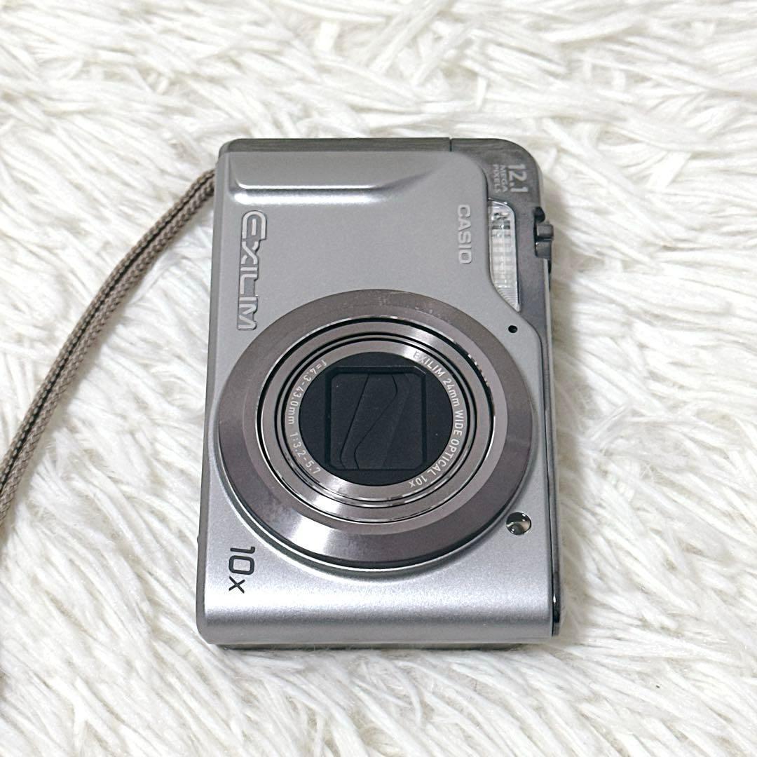 【極美品】CASIO EXILIM EX-H10 カシオ シルバー デジカメ