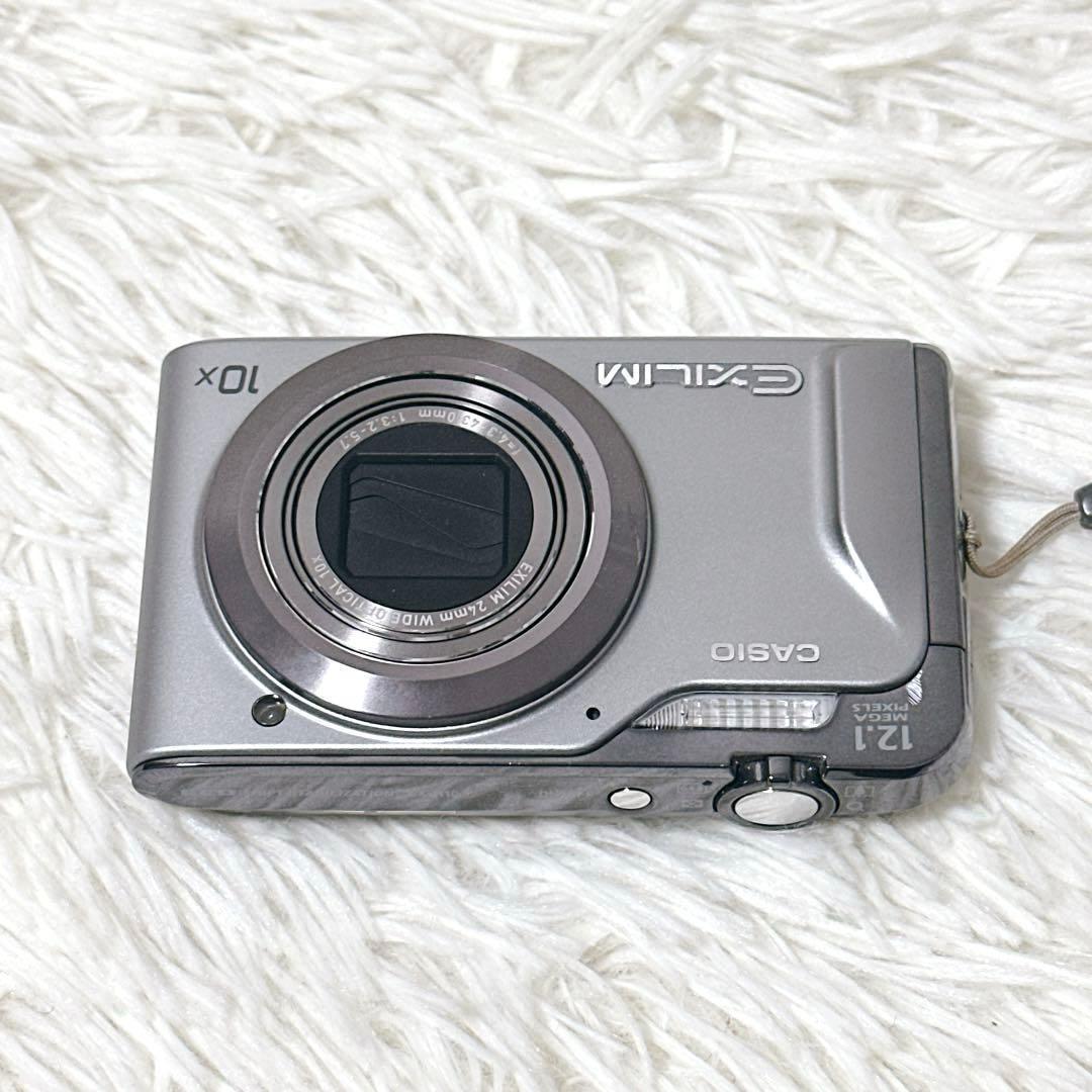 【極美品】CASIO EXILIM EX-H10 カシオ シルバー デジカメ