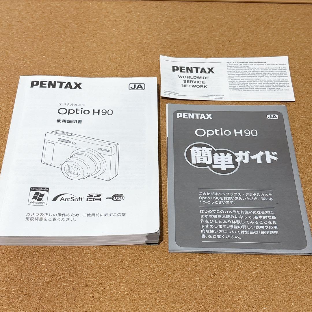 美品 PENTAX Optio H90 オレンジ シルバー　可愛すぎるコンデジ