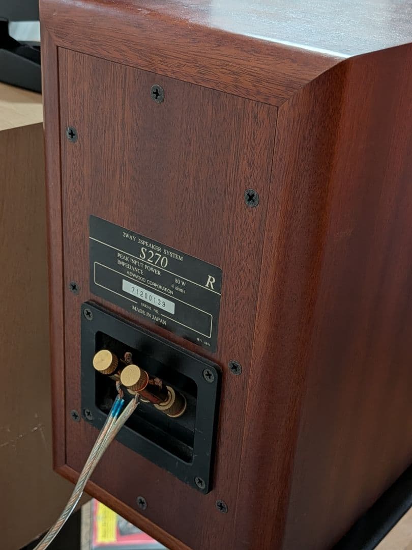 KENWOOD　ブックシェルフ《S270》動作良好！