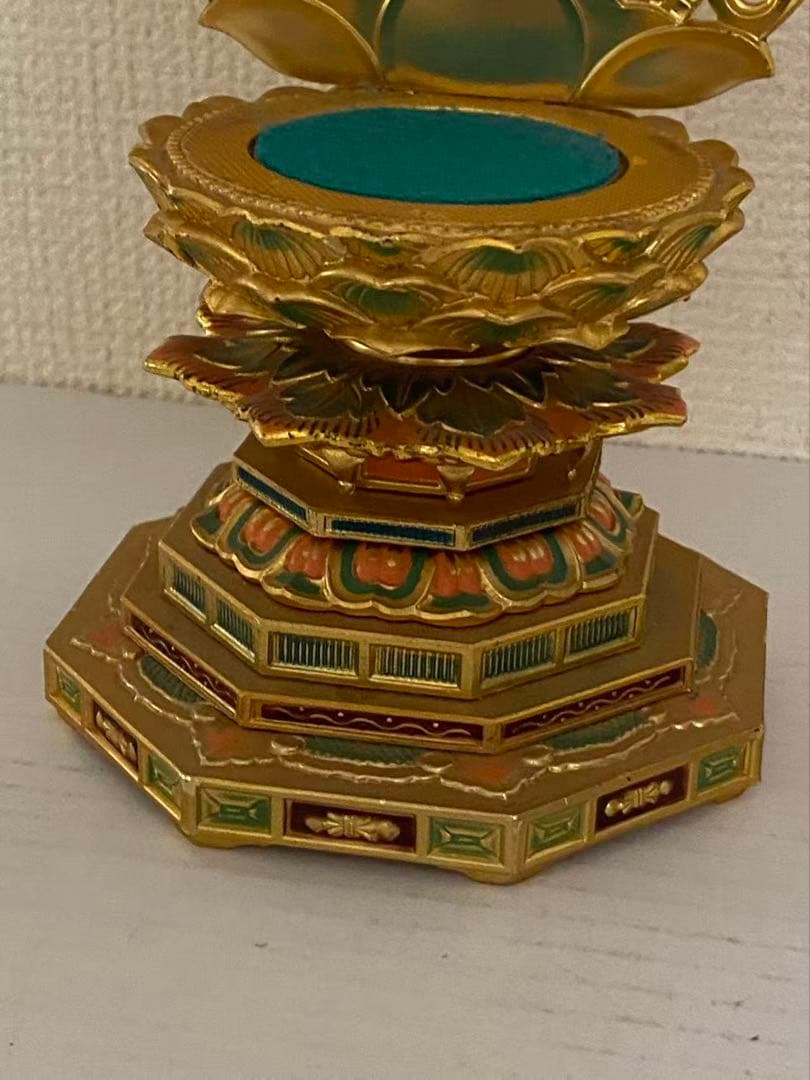 教美術 积迦如来像（合金） 阿弥陀如来 置物 時代物