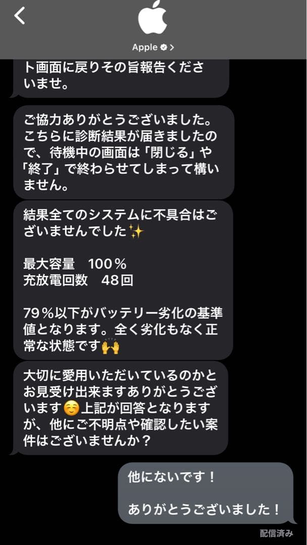 iPad Air 第４世代　バッテリー最大容量100%