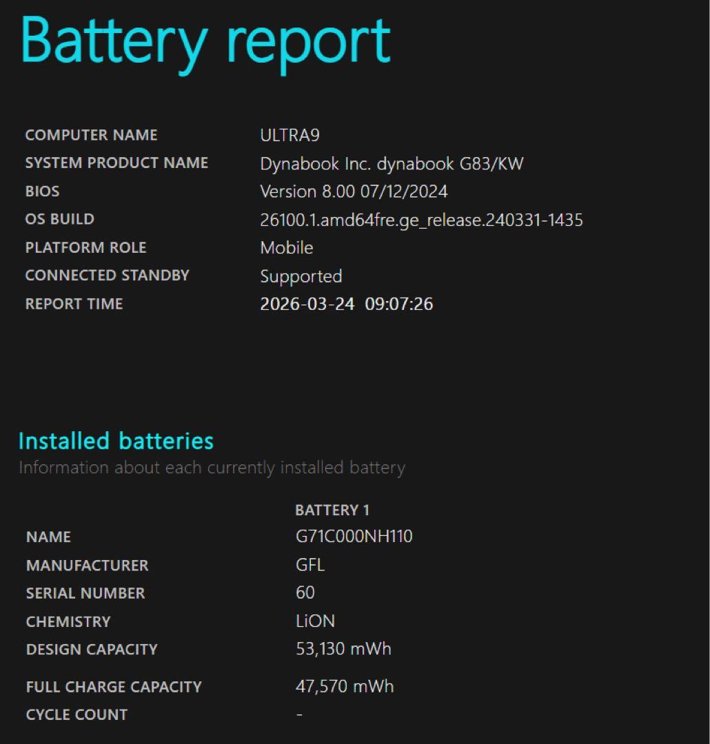DYNABOOK G83KW i5第12世代 高級超軽型ノートPC 512GB