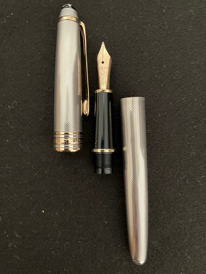 モンブラン マイスターシュテュック スターリングシルバー 14K 万年筆 28g