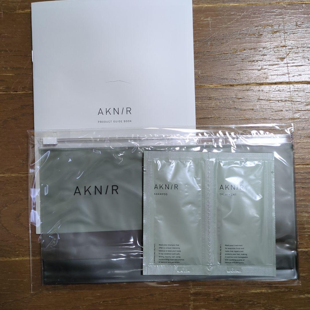 AKNIR シャンプー・トリートメント・ヘアオイル・ブラシセットヘアパック５点