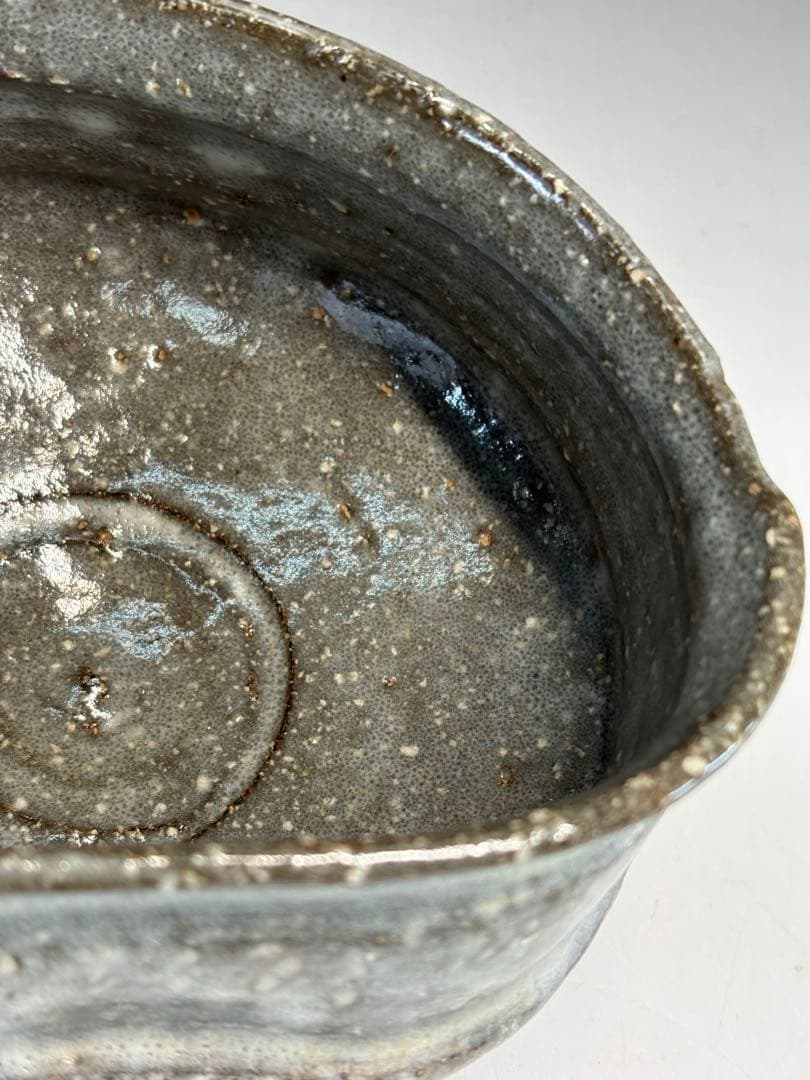 【中古品】茶道具　永豊造　三嶋写　沓形茶碗　小林太玄書付　銘『佳日』