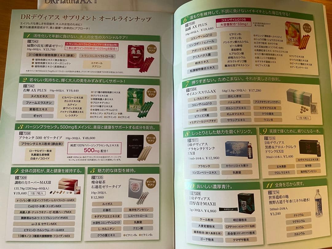 デヴィアス化粧品　プラチナセット