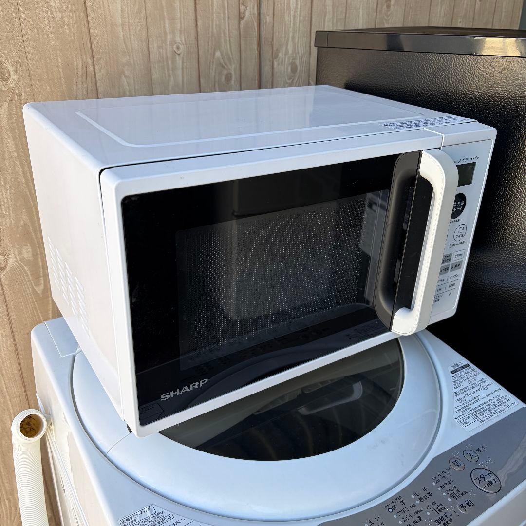配送設置無料！純正東芝冷蔵庫・洗濯機＋SHARPレンジ3点セット！完動超美品！