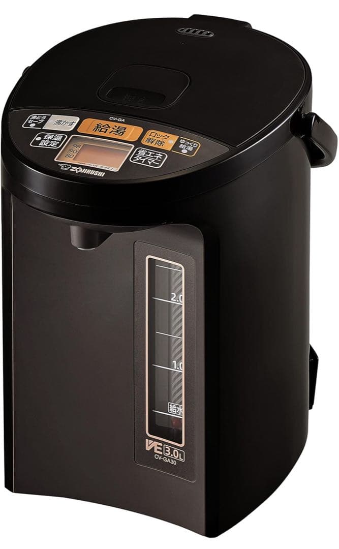 象印 電気ポット CV-GA 3.0L ブラウン　2022年製