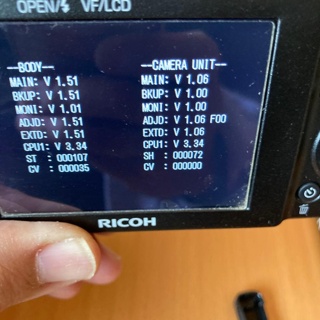 美品RICOHGXR VF-2、ボディ、A16s数355回、A12s数72回