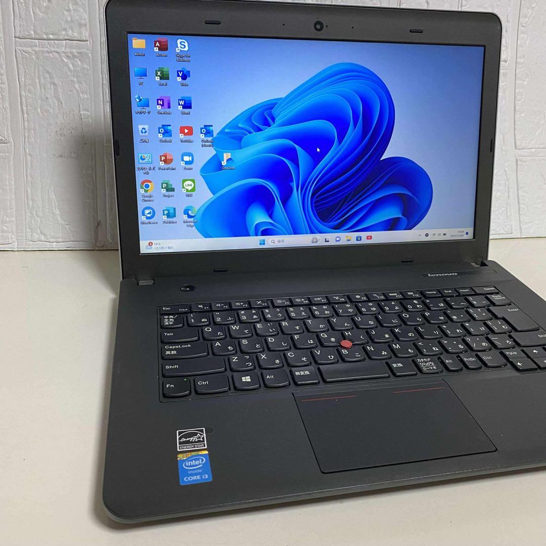 Windows11 オフィス2024年　 Webカメラ　LENOVOノートPC
