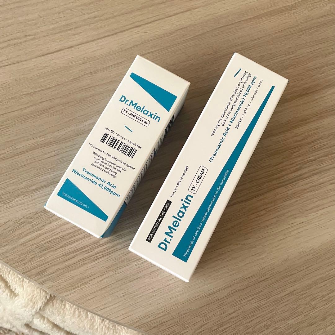 Dr.Melaxin TXアンプル＋TXクリームセット トラネキサム酸 美白ケア