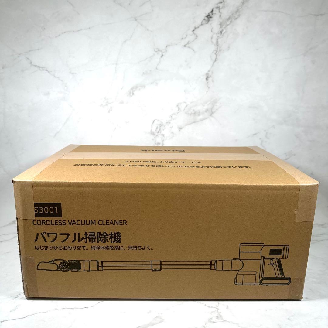 1点限り✨コードレス掃除機 135KPa強力吸引 65分稼働 軽量 低騒音 自立