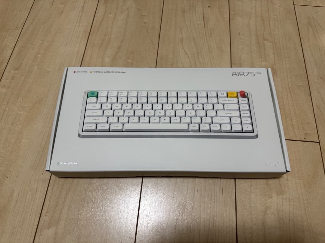 NuPhy Air75 V3 JIS配列 Red軸 ホワイト