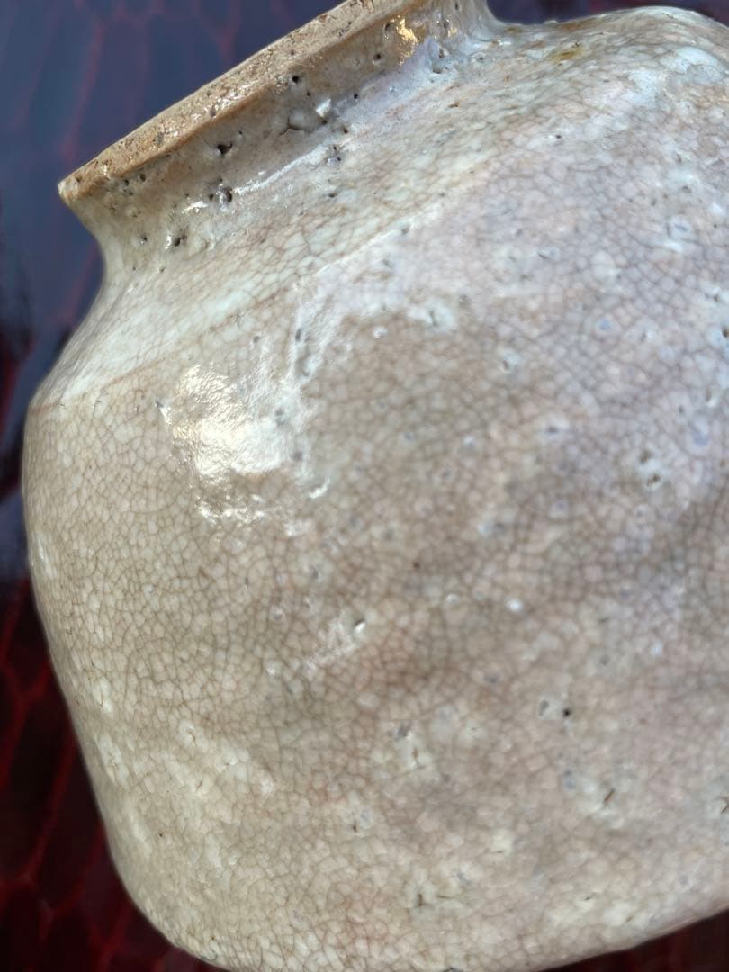 未使用　高級　萩焼　萩焼 藤井左入造 茶碗 作家物　茶道　お茶碗　萩焼茶碗