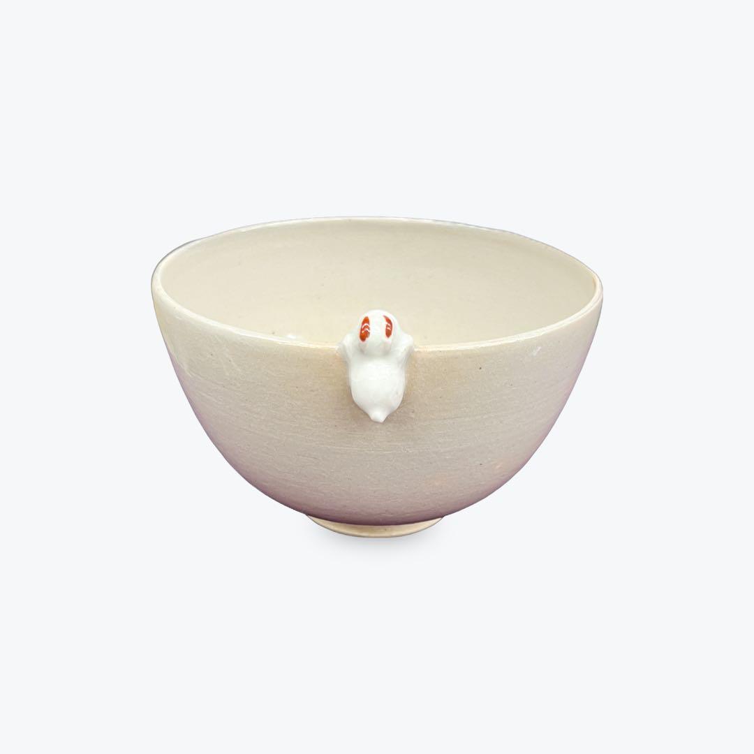 茶道具 抹茶茶碗　京焼 茶碗 兎