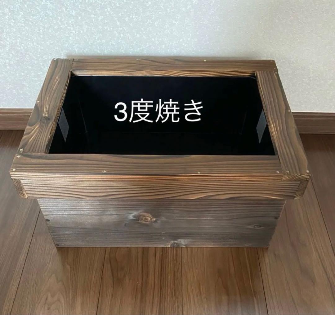 《木枠カバー Dタイプ 13L》ビオトープ用　オーバフロー対策済み メダカ飼育