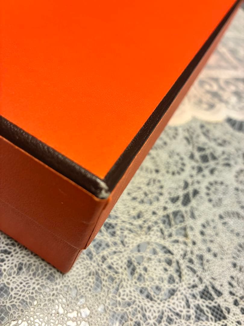 HERMES ボックス オレンジ