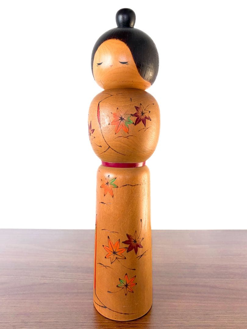 岸 貞男 Sadao 創作 こけし creative kokeshi doll