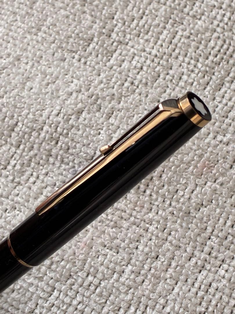 ◾️美品◾️MONT BLANC モンブラン◾️ハンマートリガー式ボールペン◾️黒/金